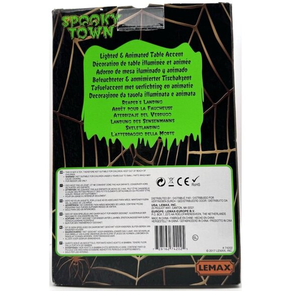 Lemax Spooky Town Grim Reaper's Landing Halloween Village Lights Tested & Works - Picture 11 of 11